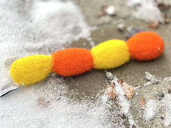 Poppip 4 - Orange & gul