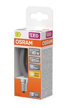 LED-lampa, kron, Led Star Classic B 3,4W E14