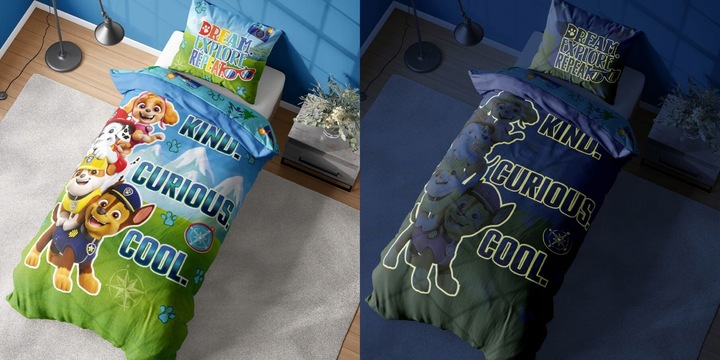 Paw Patrol Bäddset GLOW IN THE DARK - 5
