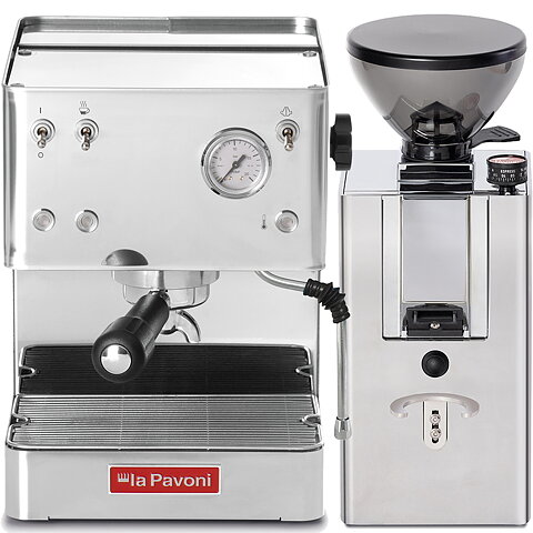 La Pavoni Casabar + La Pavoni Kube Mill