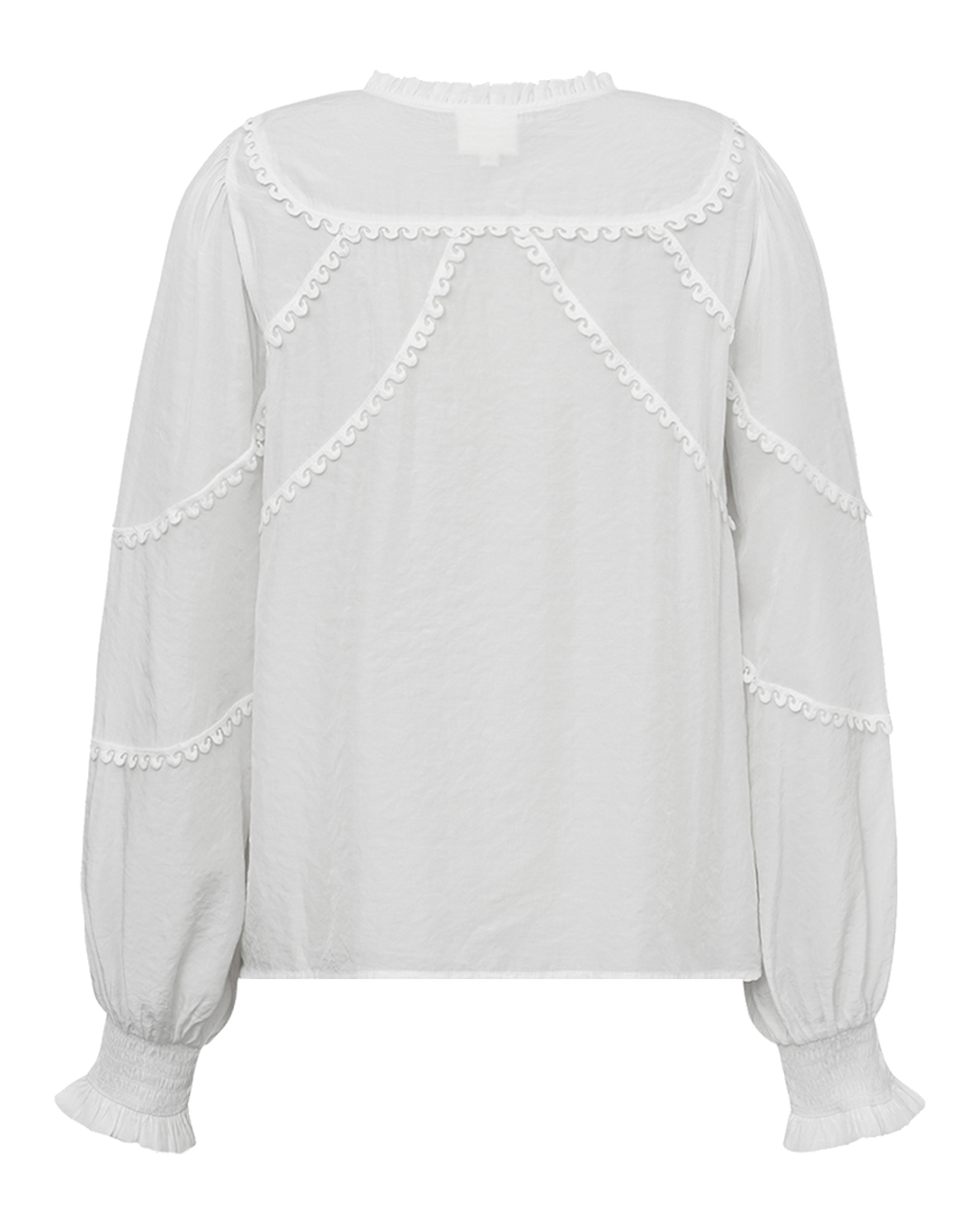 Blus Pascale mönstrad i offwhite - 3