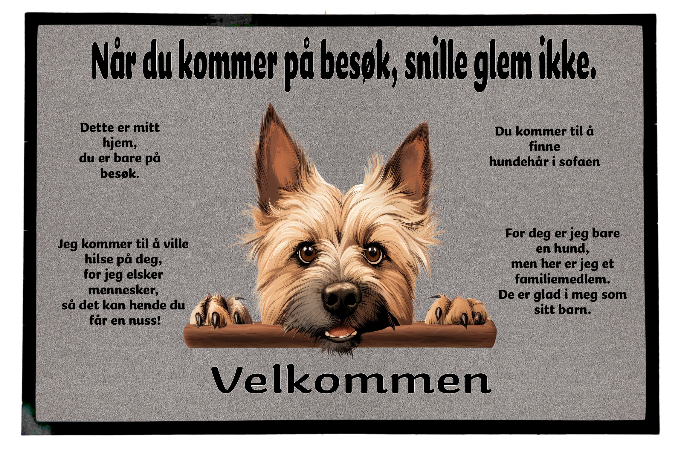 Dørmatte Cairn Terrier 2
