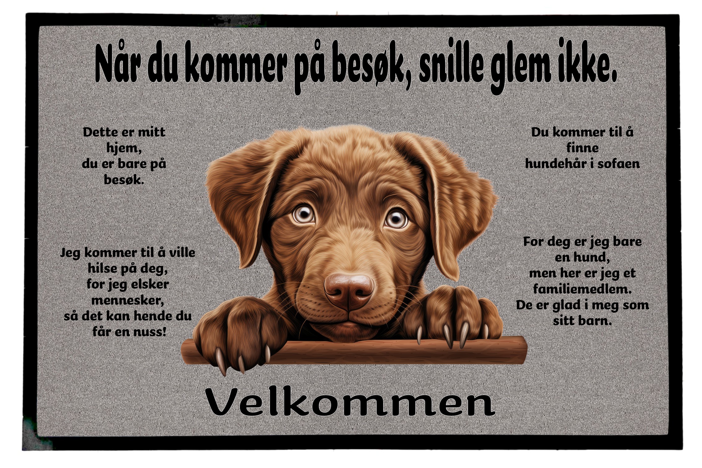 Dørmatte Chesapeake Bay Retriever 2