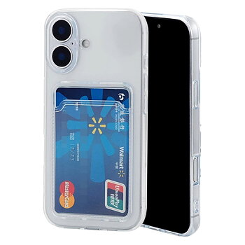 1SWEDEN skal för Iphone 16 Plus - mobilskal korthållare slot TPU