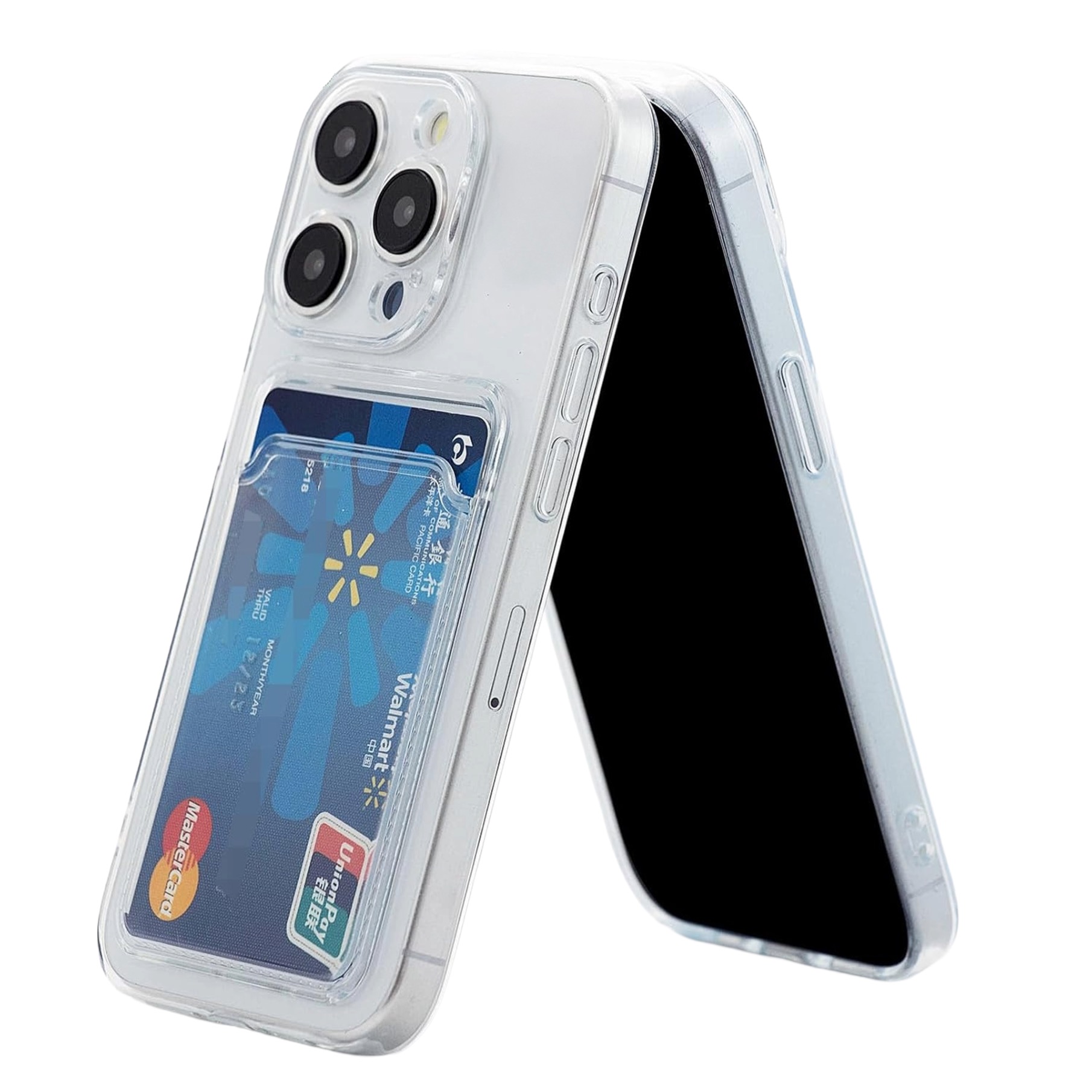 1SWEDEN skal för Iphone 16 Pro - mobilskal korthållare slot TPU - 2