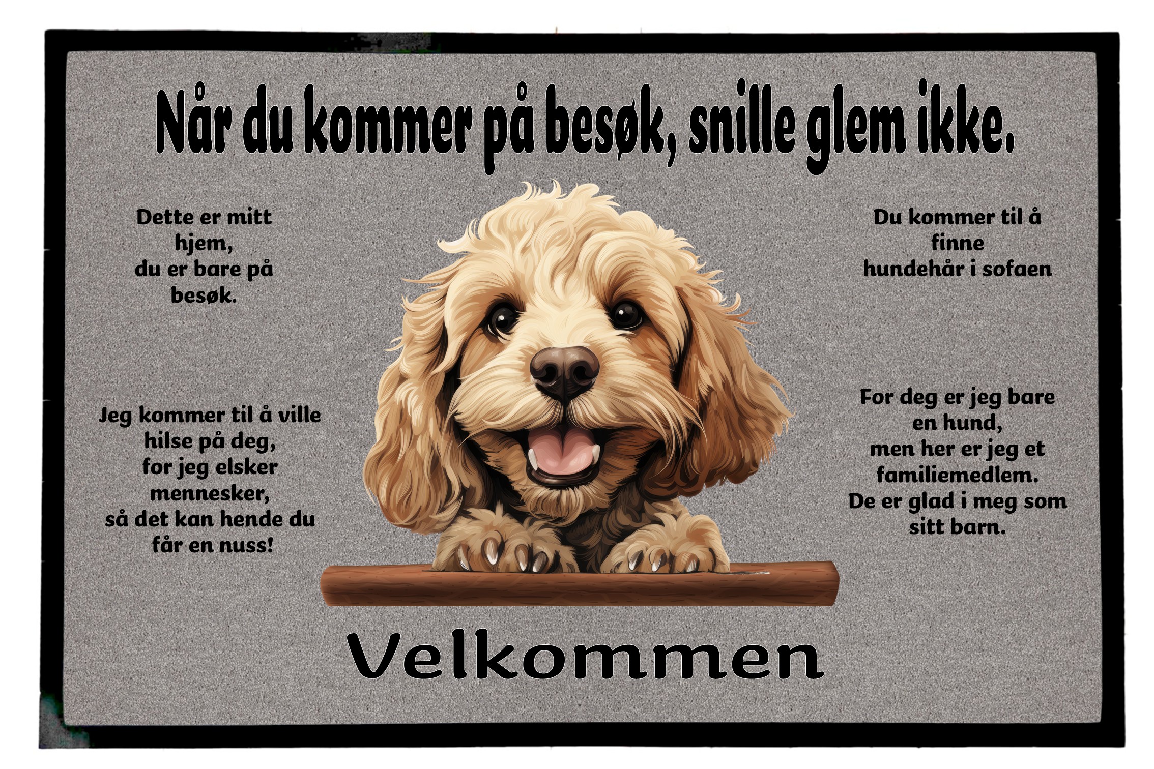 Dørmatte Cockapoo 2