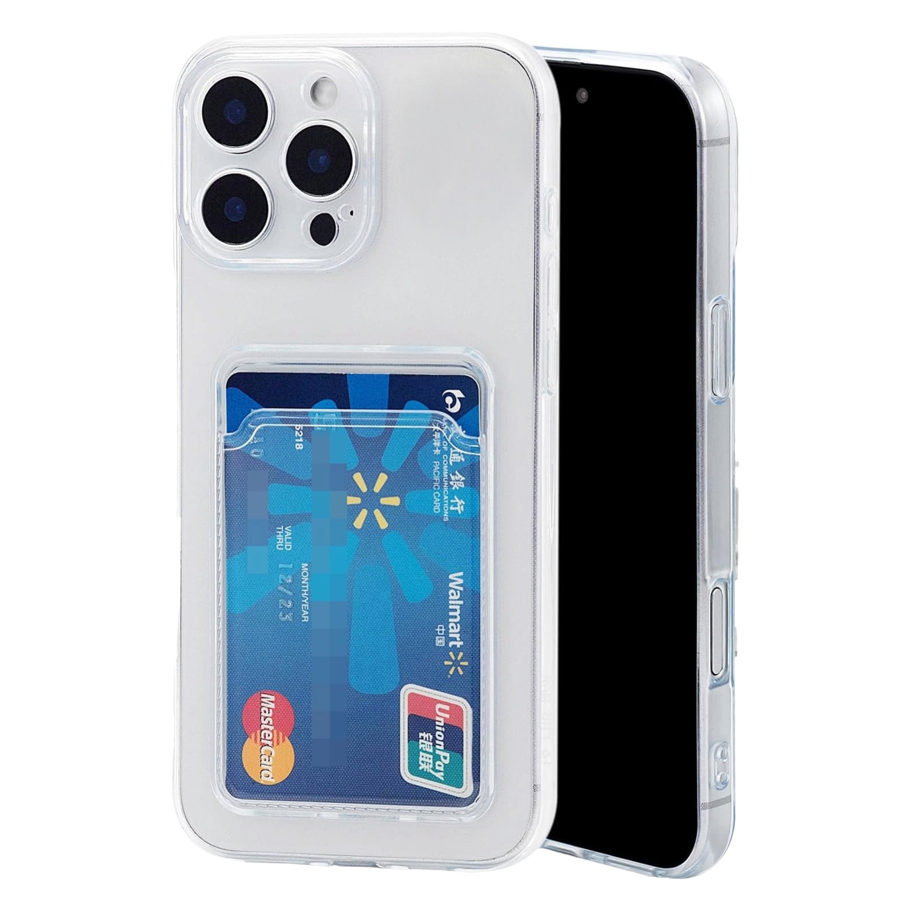 1SWEDEN skal för Iphone 16 Pro Max - korthållare slot TPU