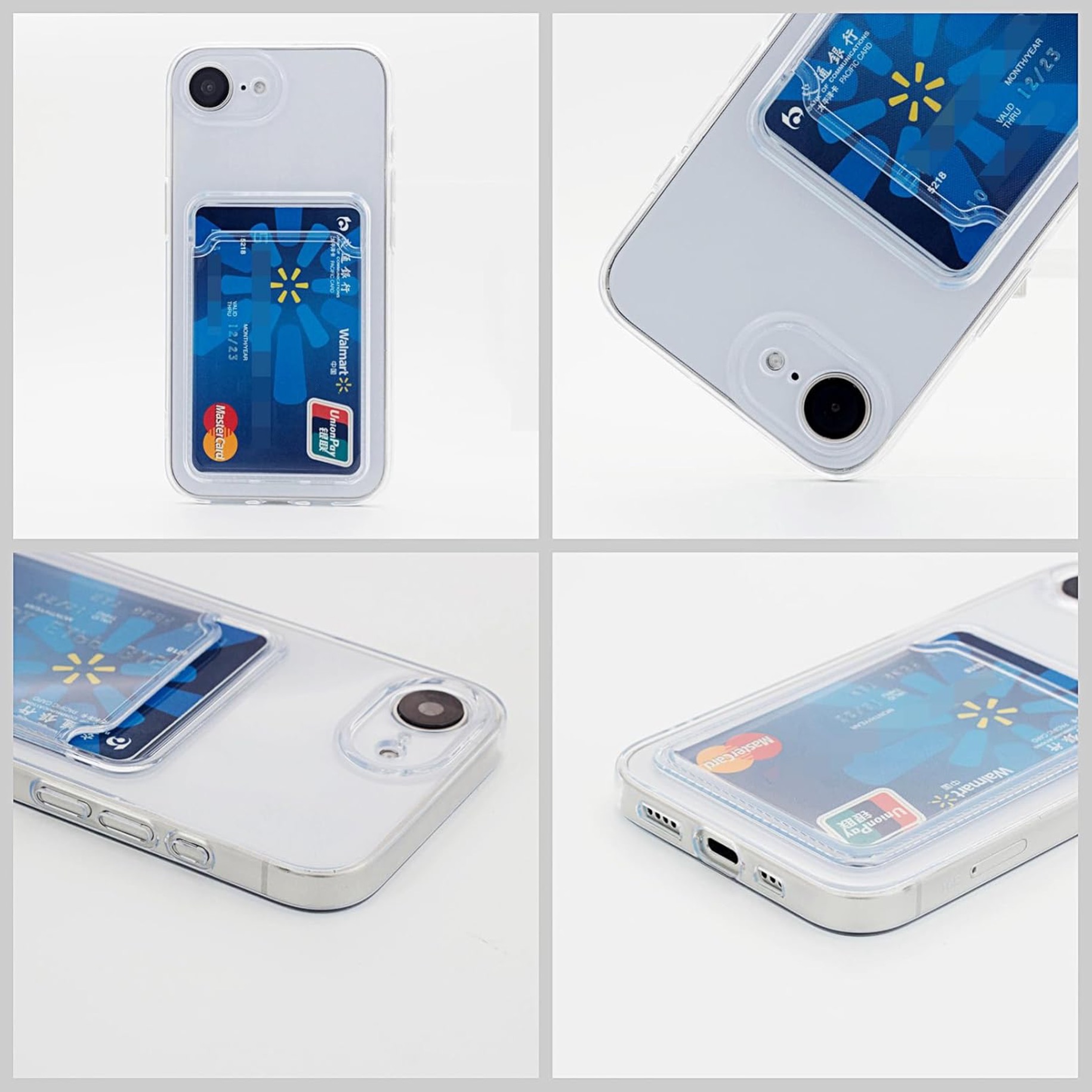 1SWEDEN skal för Iphone 16e - mobilskal korthållare slot TPU - 5