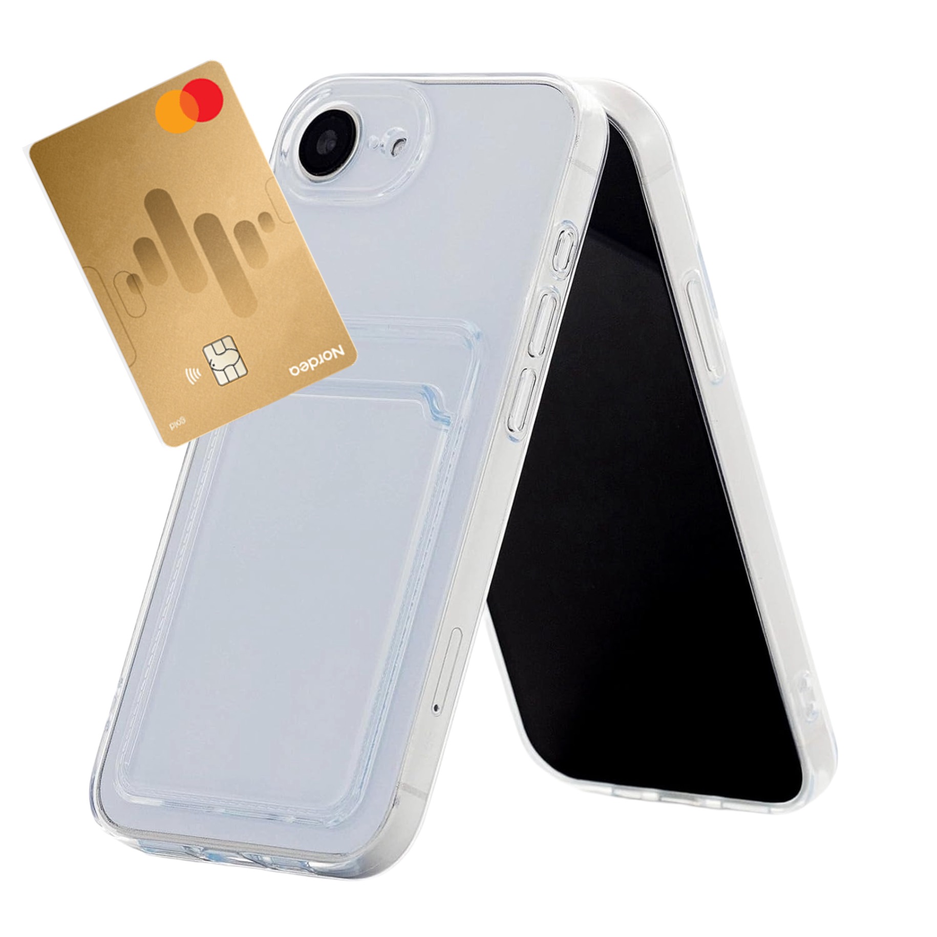 1SWEDEN skal för Iphone 16e - mobilskal korthållare slot TPU - 2