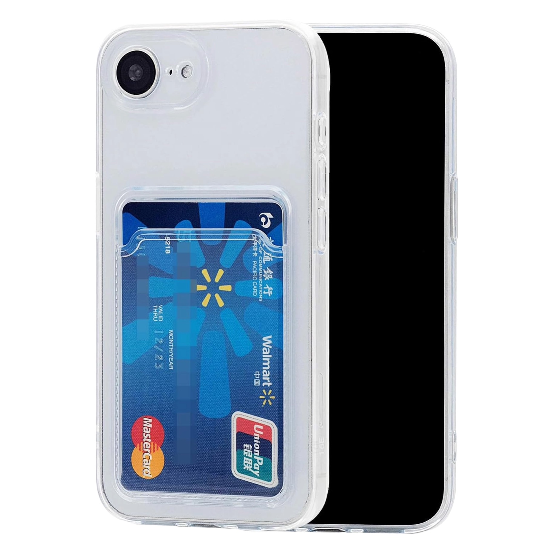 1SWEDEN skal för Iphone 16e - mobilskal korthållare slot TPU
