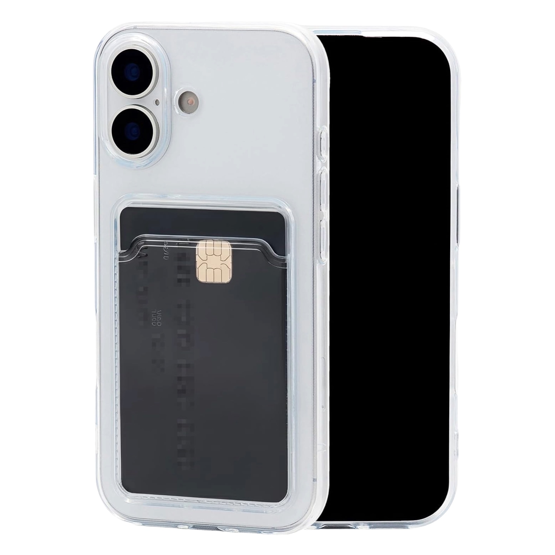 1SWEDEN skal för Iphone 17 - mobilskal korthållare slot TPU