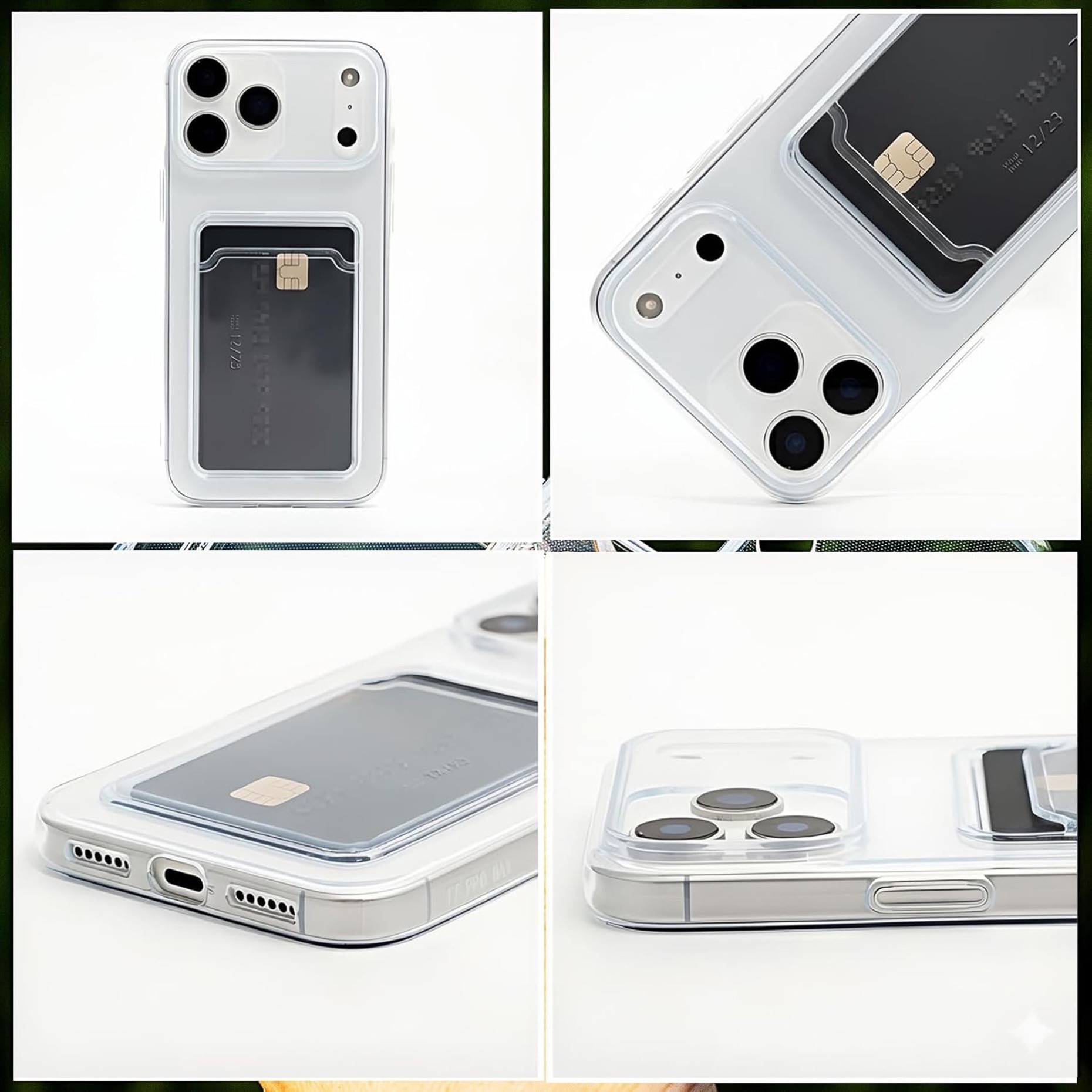 1SWEDEN skal för Iphone 17 Pro Max - korthållare slot TPU - 4