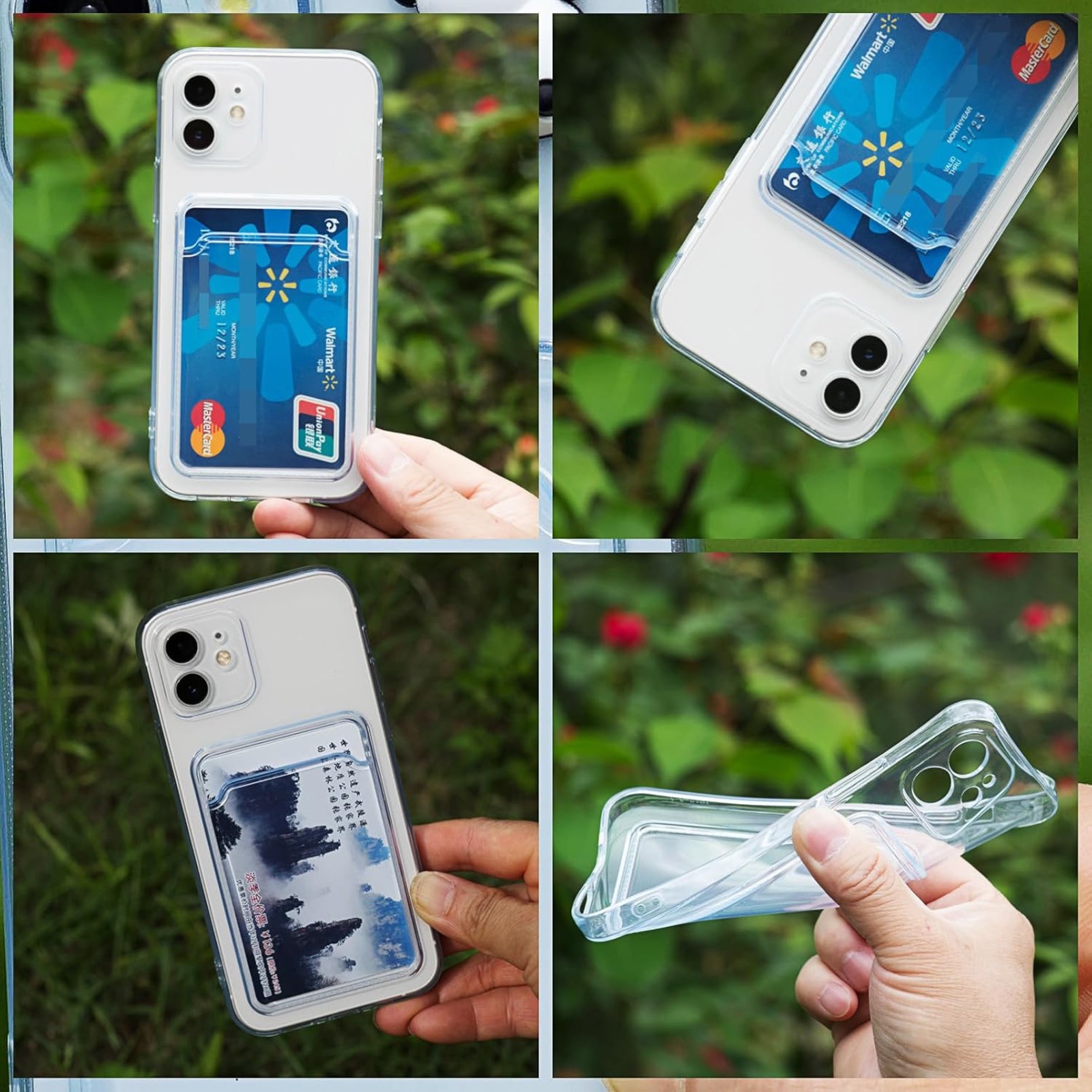 1SWEDEN skal för Iphone 11 - mobilskal korthållare slot TPU - 6