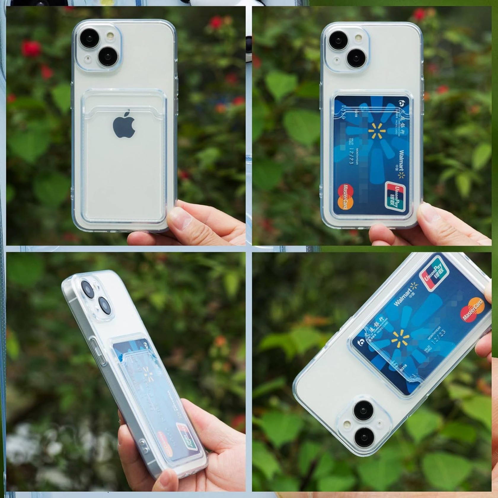 1SWEDEN skal för Iphone 13 mini - mobilskal korthållare slot TPU - 6