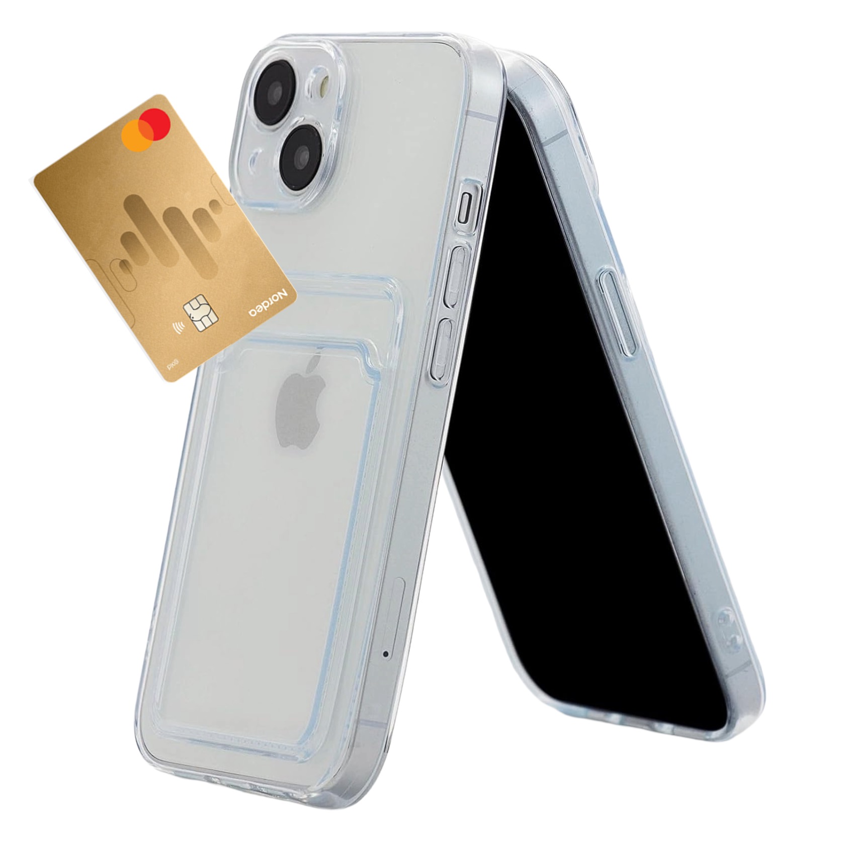 1SWEDEN skal för Iphone 13 mini - mobilskal korthållare slot TPU - 2