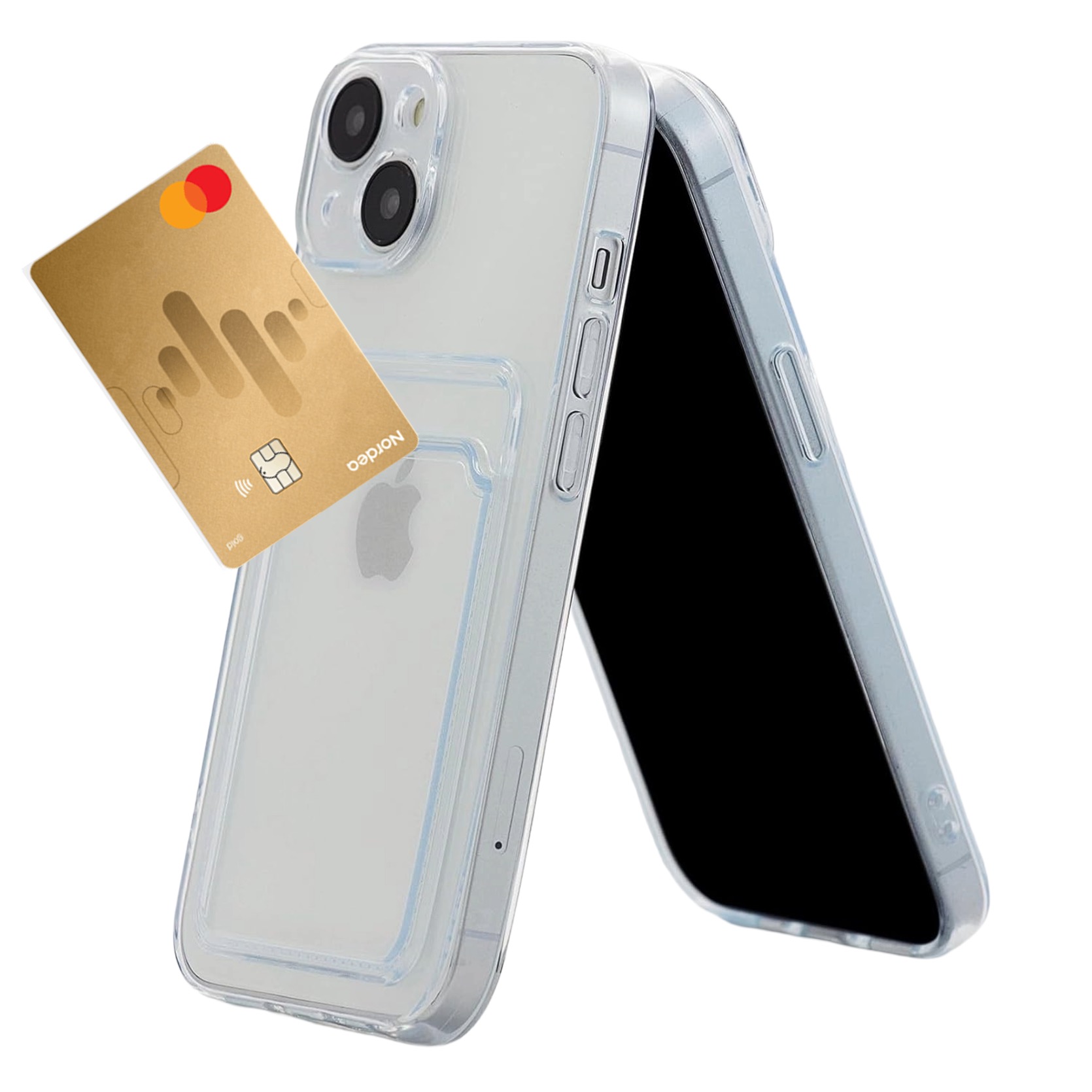 1SWEDEN skal för Iphone 13 - mobilskal korthållare slot TPU - 2
