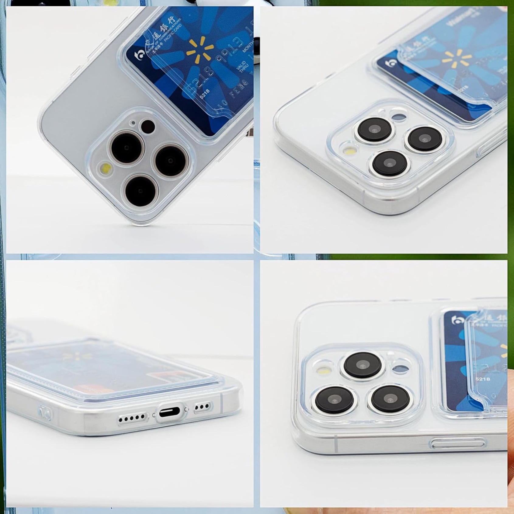 1SWEDEN skal för Iphone 13 Pro - mobilskal korthållare slot TPU - 4