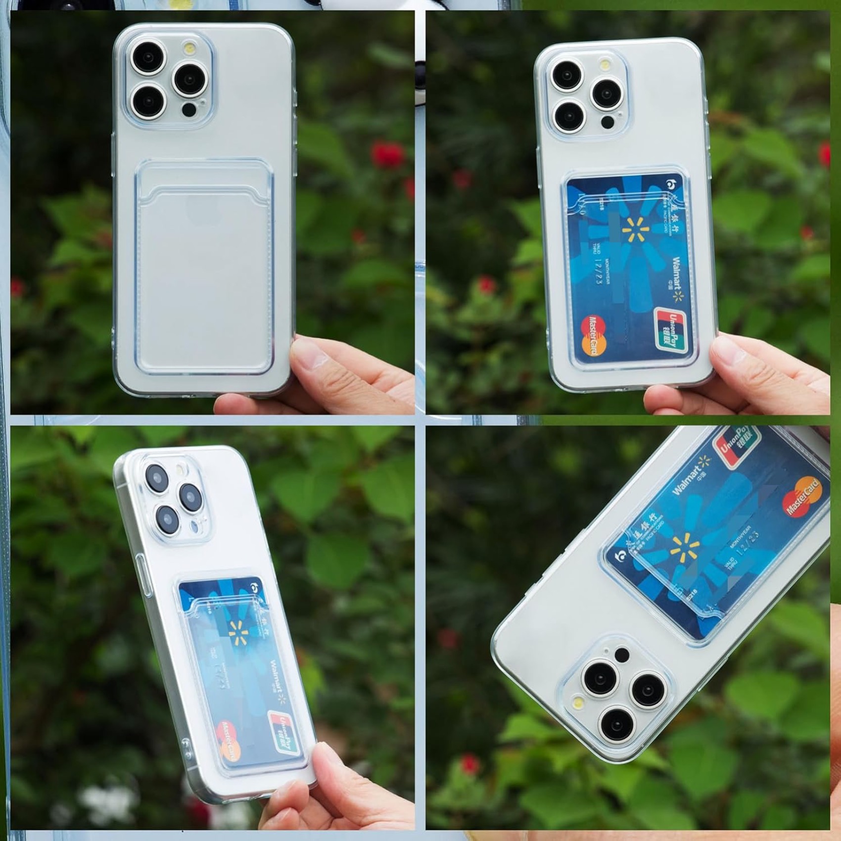 1SWEDEN skal för Iphone 13 Pro Max - korthållare slot TPU - 6