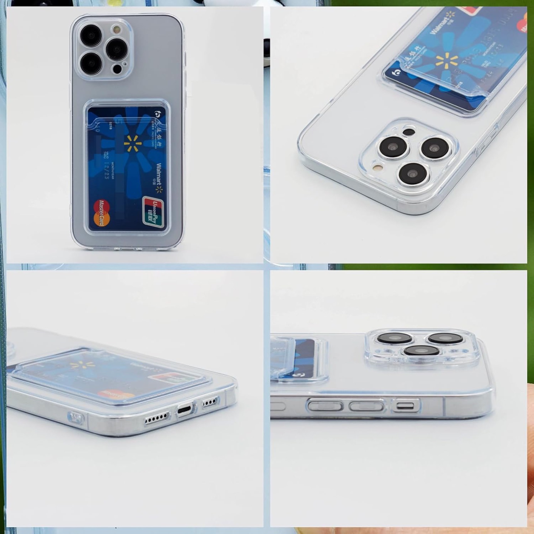 1SWEDEN skal för Iphone 13 Pro Max - korthållare slot TPU - 4