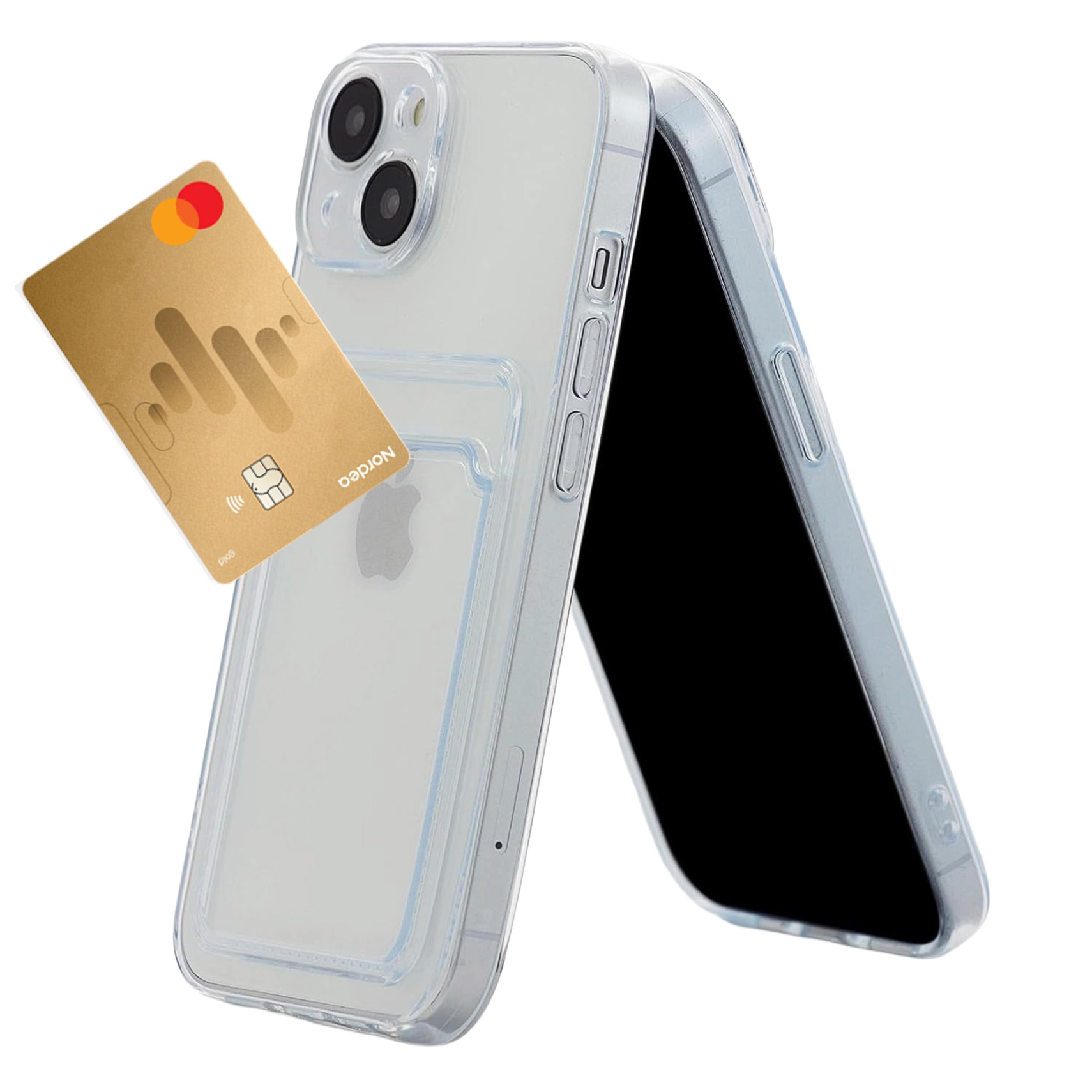 1SWEDEN skal för Iphone 14 - mobilskal korthållare slot TPU - 2