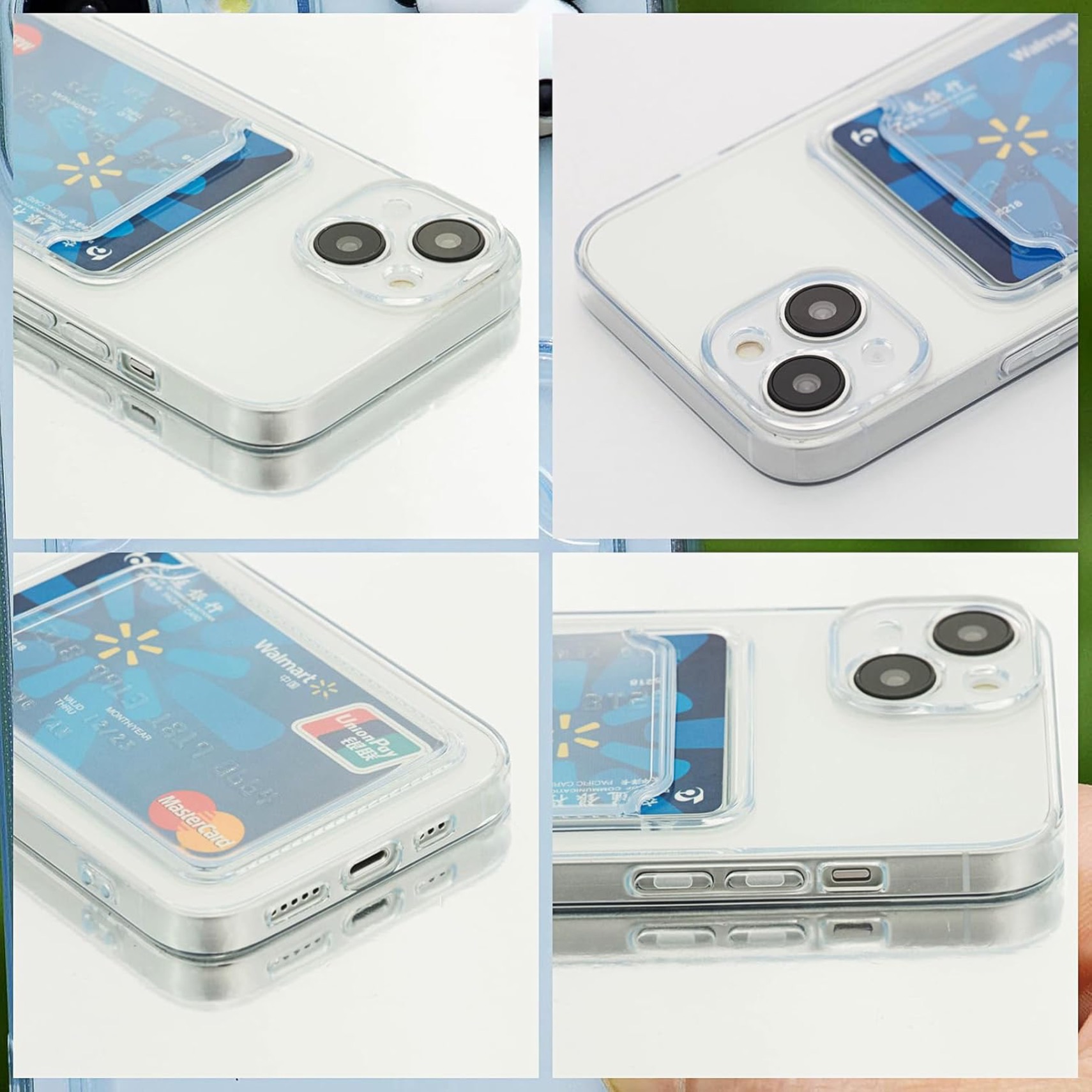 1SWEDEN skal för Iphone 14 - mobilskal korthållare slot TPU - 4