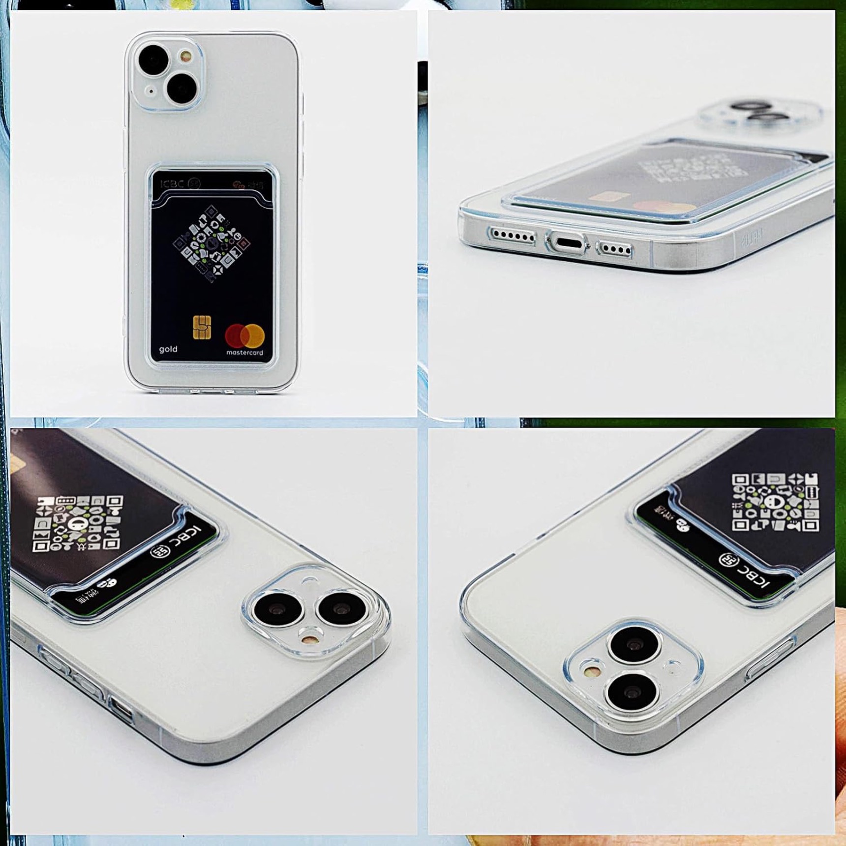 1SWEDEN skal för Iphone 14 Plus - mobilskal korthållare slot TPU - 4