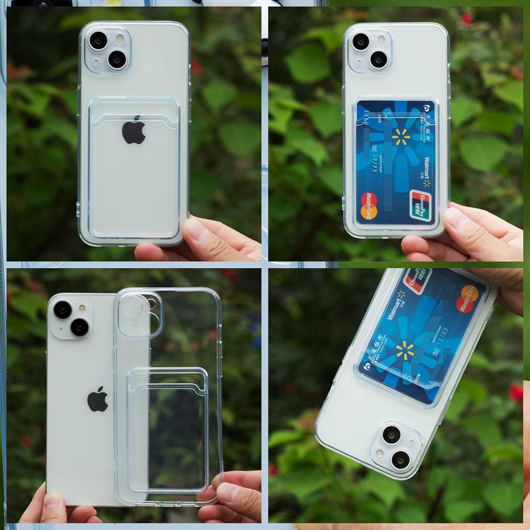 1SWEDEN skal för Iphone 14 Plus - mobilskal korthållare slot TPU - 6