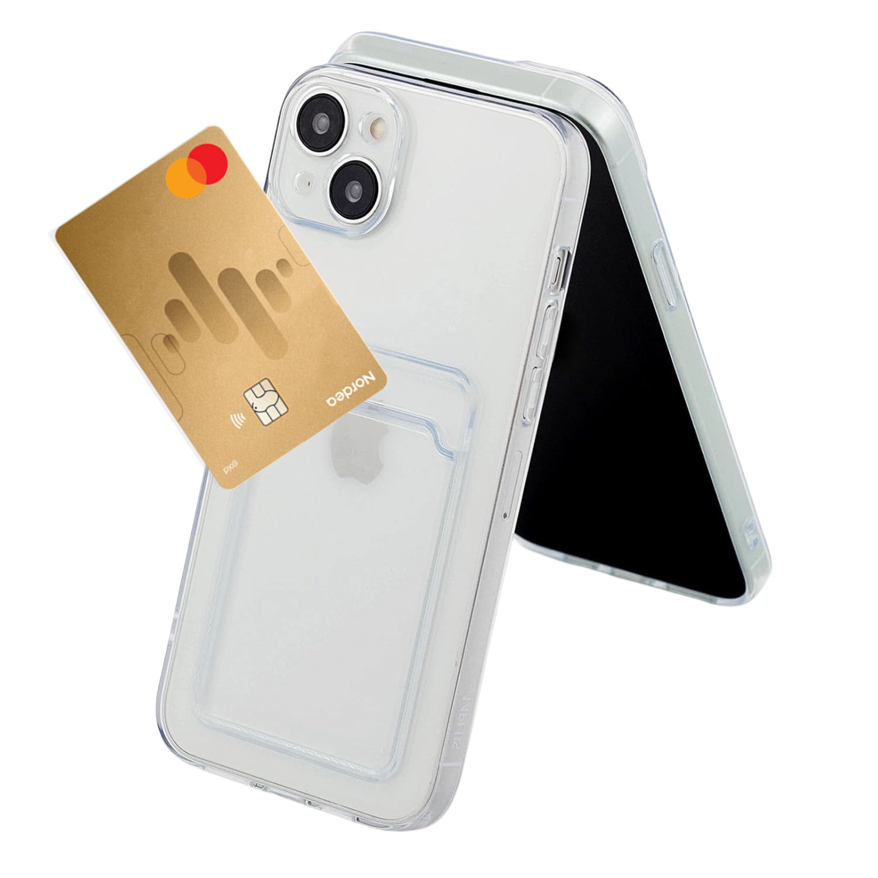 1SWEDEN skal för Iphone 14 Plus - mobilskal korthållare slot TPU - 2