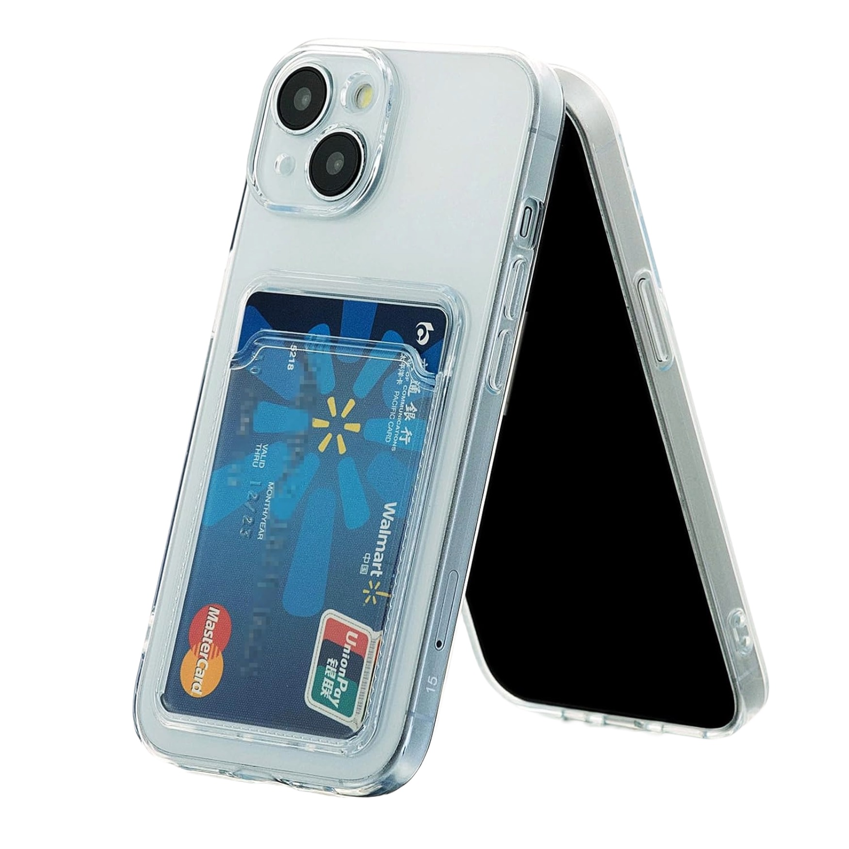 1SWEDEN skal för Iphone 15 - mobilskal korthållare slot TPU - 2