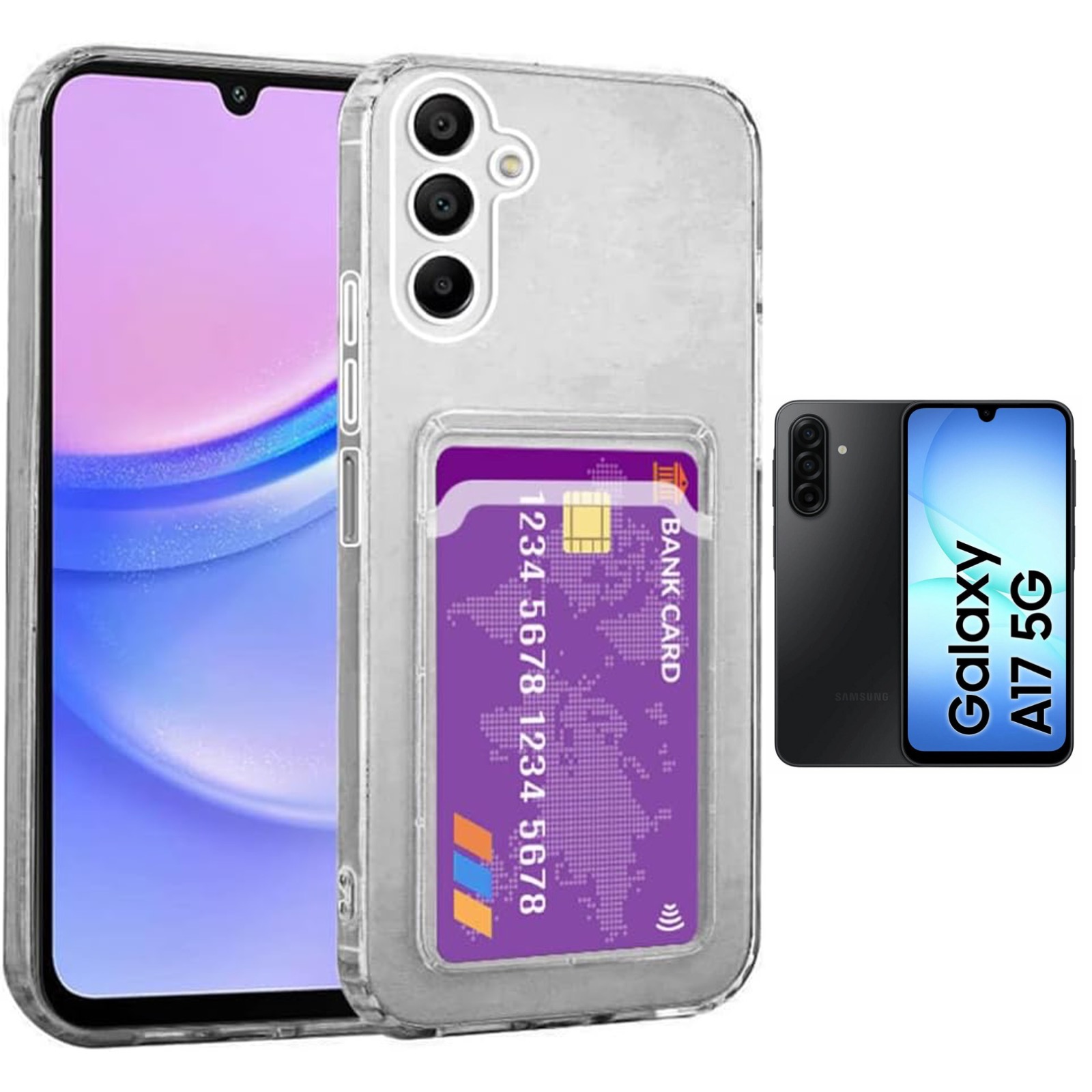 1SWEDEN skal för Samsung Galaxy A17 - mobilskal slot TPU