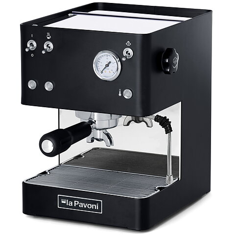 La Pavoni Casabar Black + La Pavoni Kube Mill Black