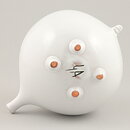 Göran Andersson (1962) White Piggy Bank with Swelling Form 17/13 cm