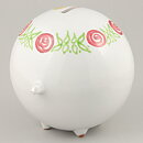 Göran Andersson (1962) White Piggy Bank with Swelling Form 17/13 cm
