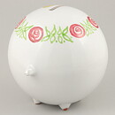 Göran Andersson (1962) White Piggy Bank with Swelling Form 17/13 cm