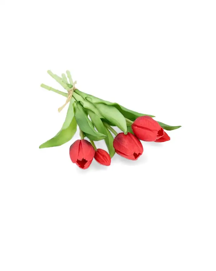 Artificial Tulip Bouquet Red - 30 cm - 2
