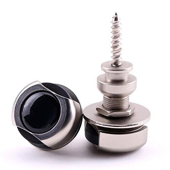 Guitar Strap Locks (Chrome) 