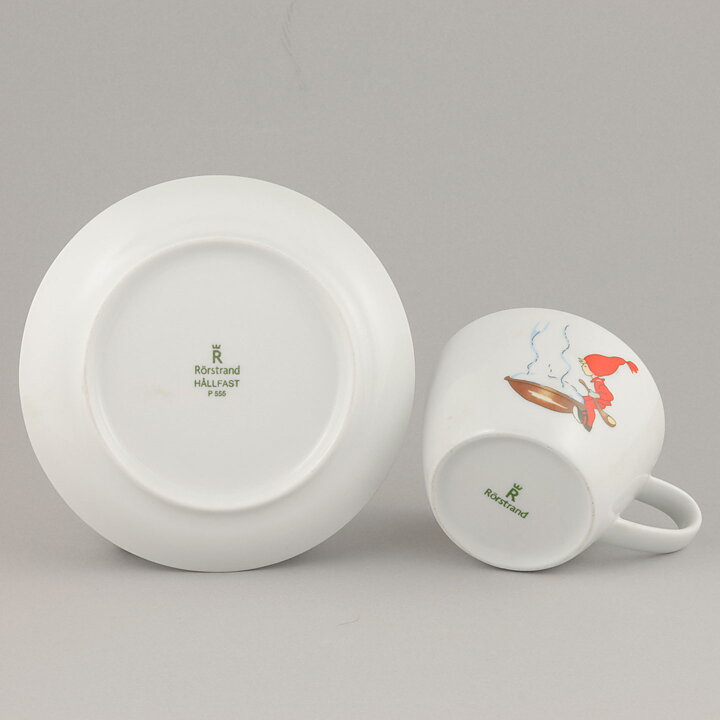 ロールストランド社  Tomtejulシリーズ  クリスマス模様のコーヒーカップ  11cm  2000年代  [サンプル画像]