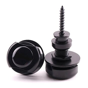 Guitar Strap Locks (Black) 