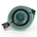 Lisa Larson (Stim 1958) Blue Fish Bowl with Hand-Painted Decor 18 cm (2)