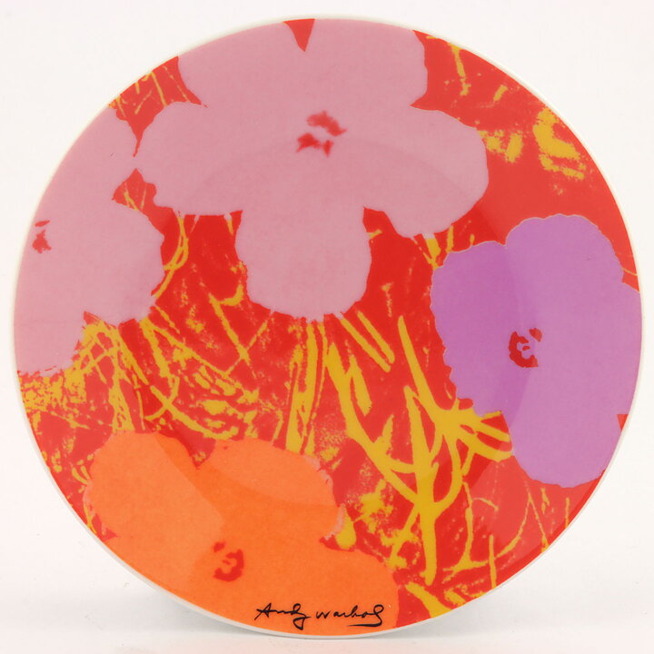 アンディ・ウォーホル  Flowersシリーズ  ローゼンタール製  皿  13.5cm  1980年代  [サンプル画像]