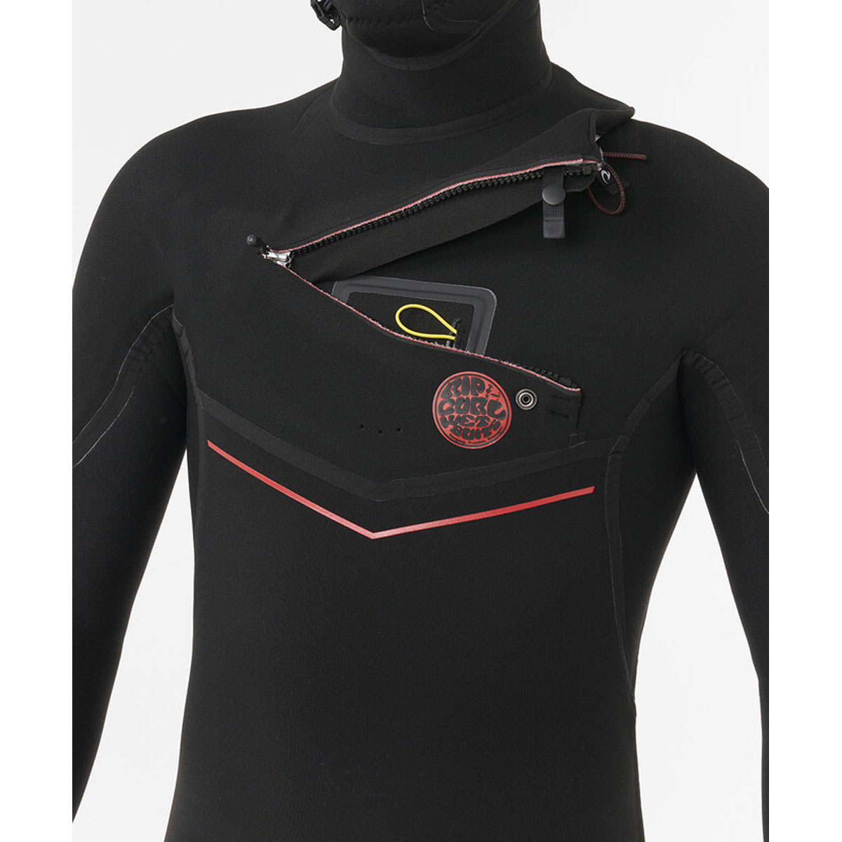 Rip Curl våtdräkt Flashbomb Fusion 5/4 E7 Hooded CZ - 6
