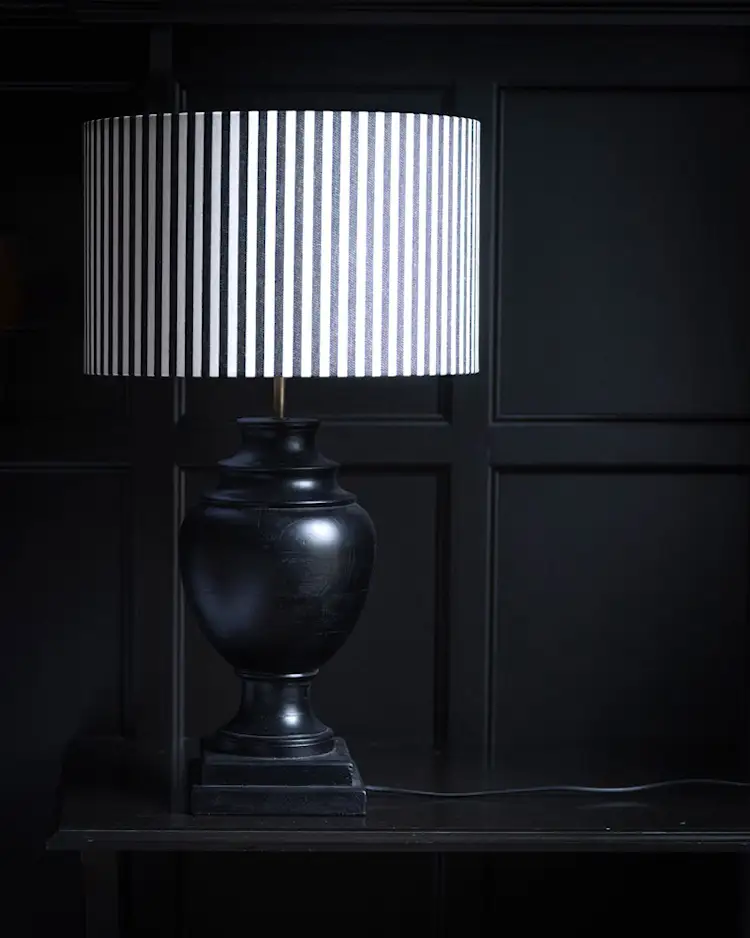 Wilma lamp base - Black - 47 cm