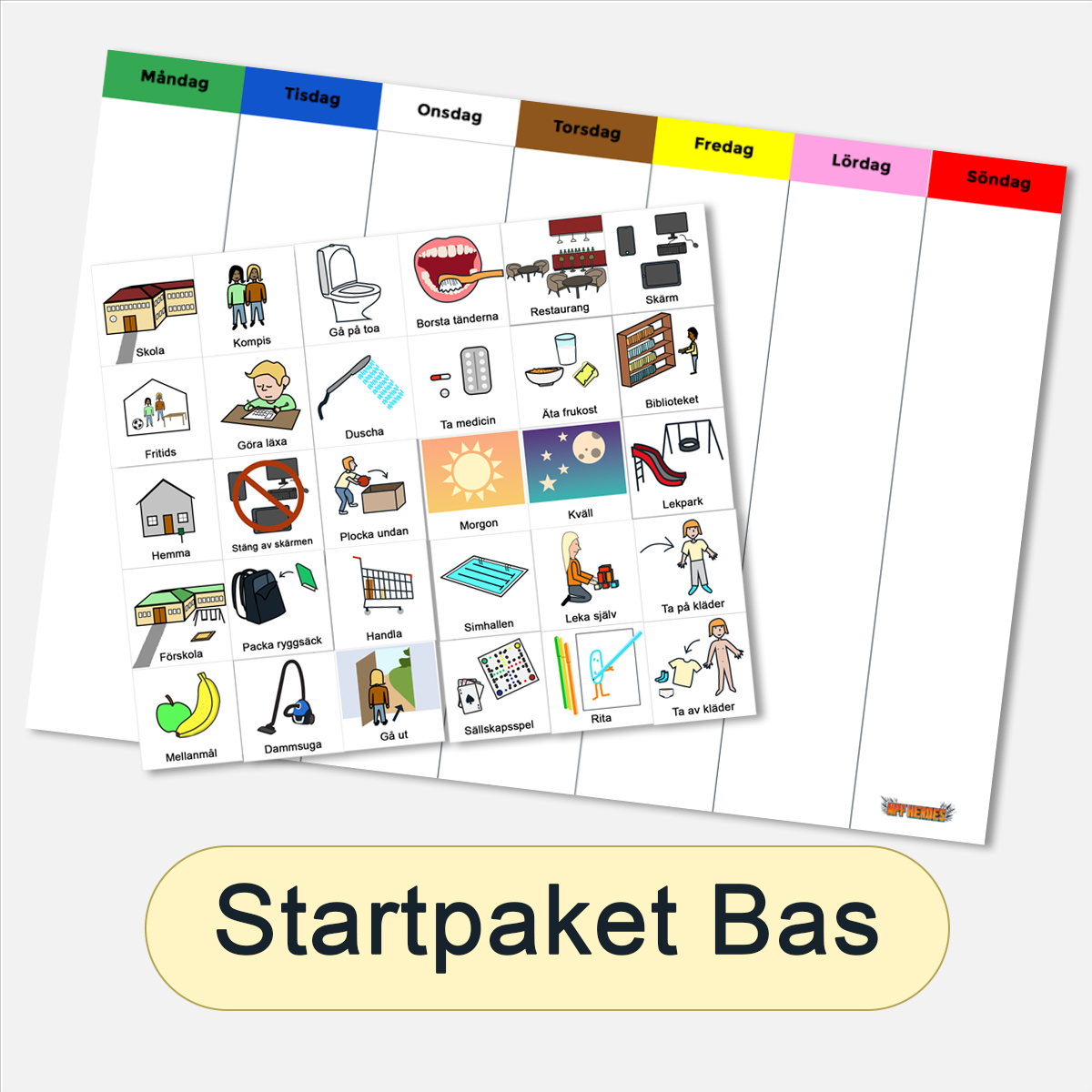 Startpaket bildstöd, Bas