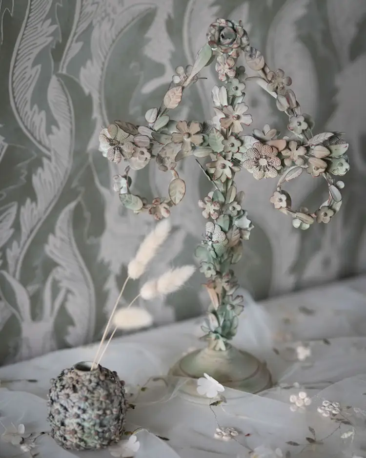 Midsummer pole Floral Green - 42 cm