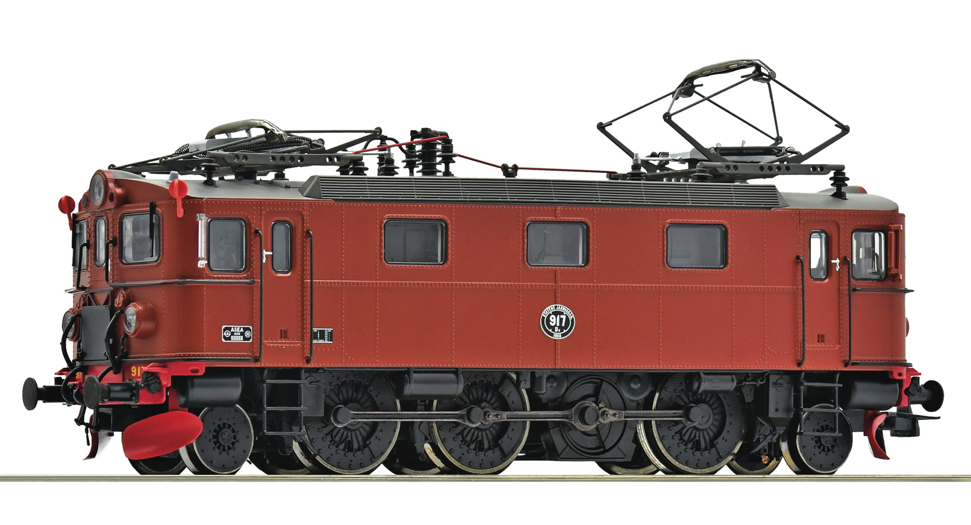 Ellok SJ Da 917, DC m ljud