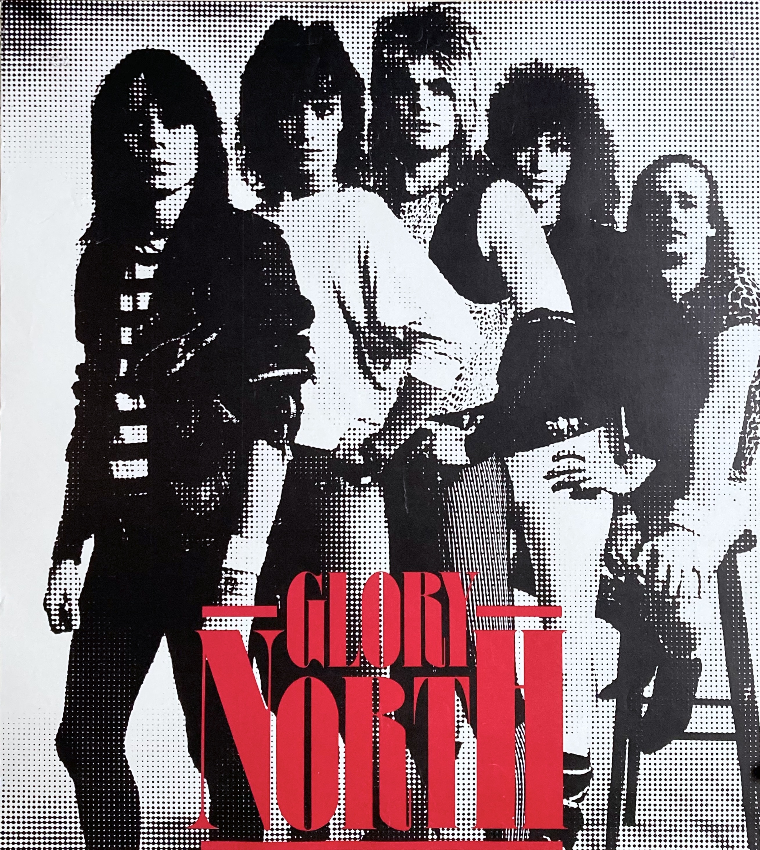 GLORY NORTH  - National Force (1985) LP Promoaffisch - 2