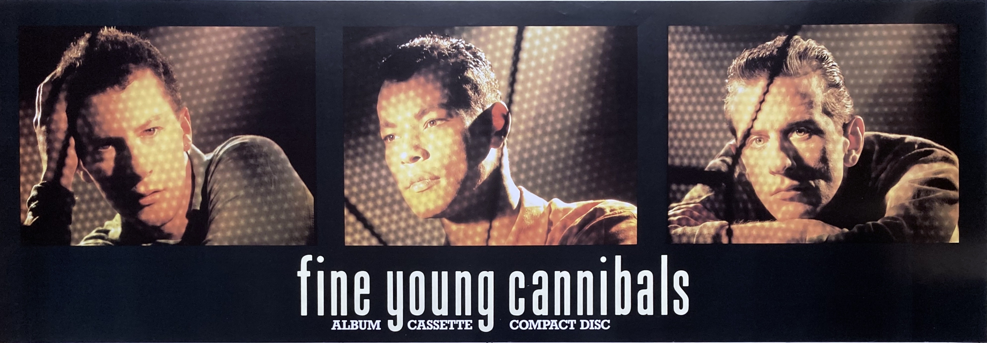 FINE YOUNG CANNIBALS (1985) LP Promoaffisch