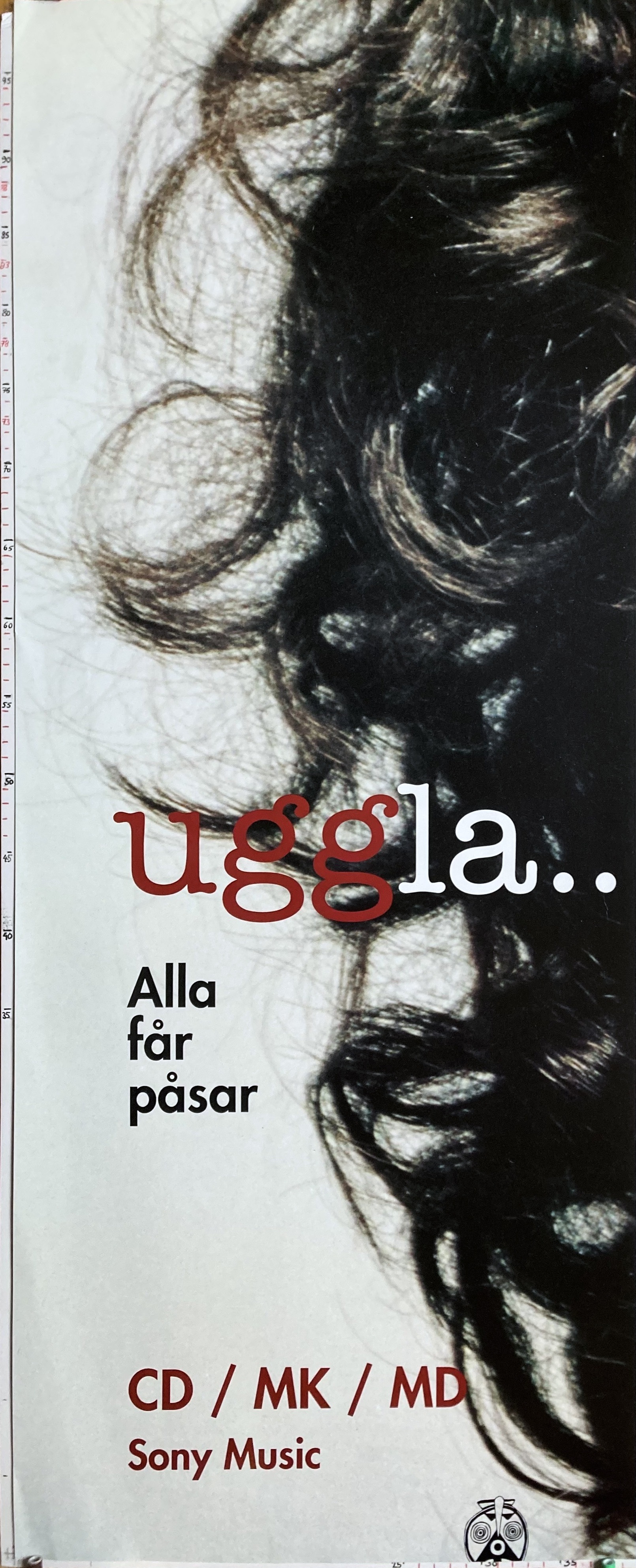 MAGNUS UGGLA - Alla Får Påsar (1993) CD Promo poster