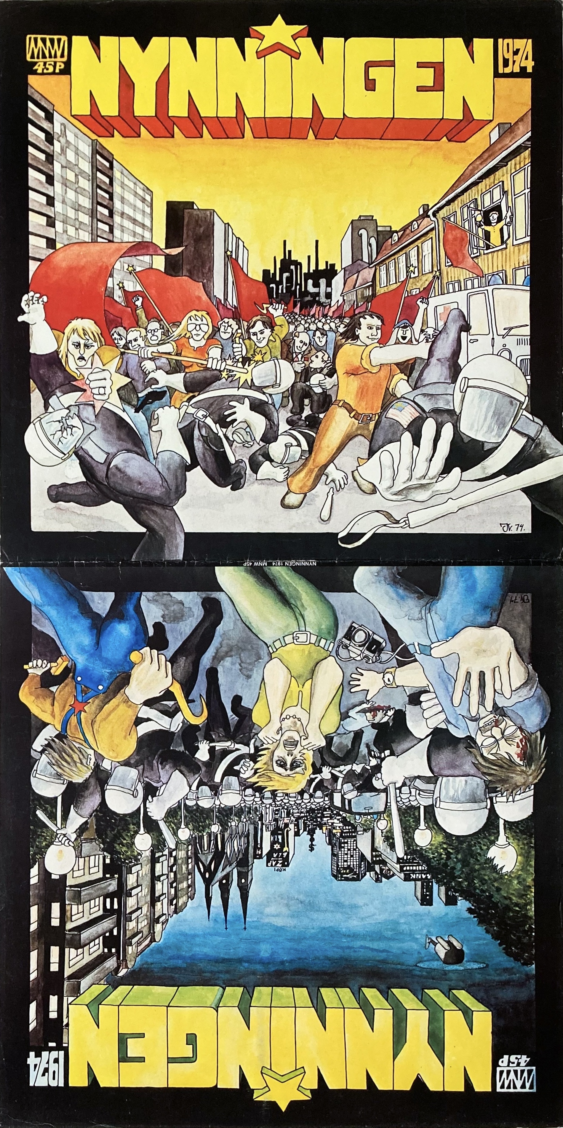 NYNNINGEN (1974) LP Promoaffisch - 2