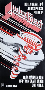 JUDAS PRIEST - Turbo (1986) LP Promo poster